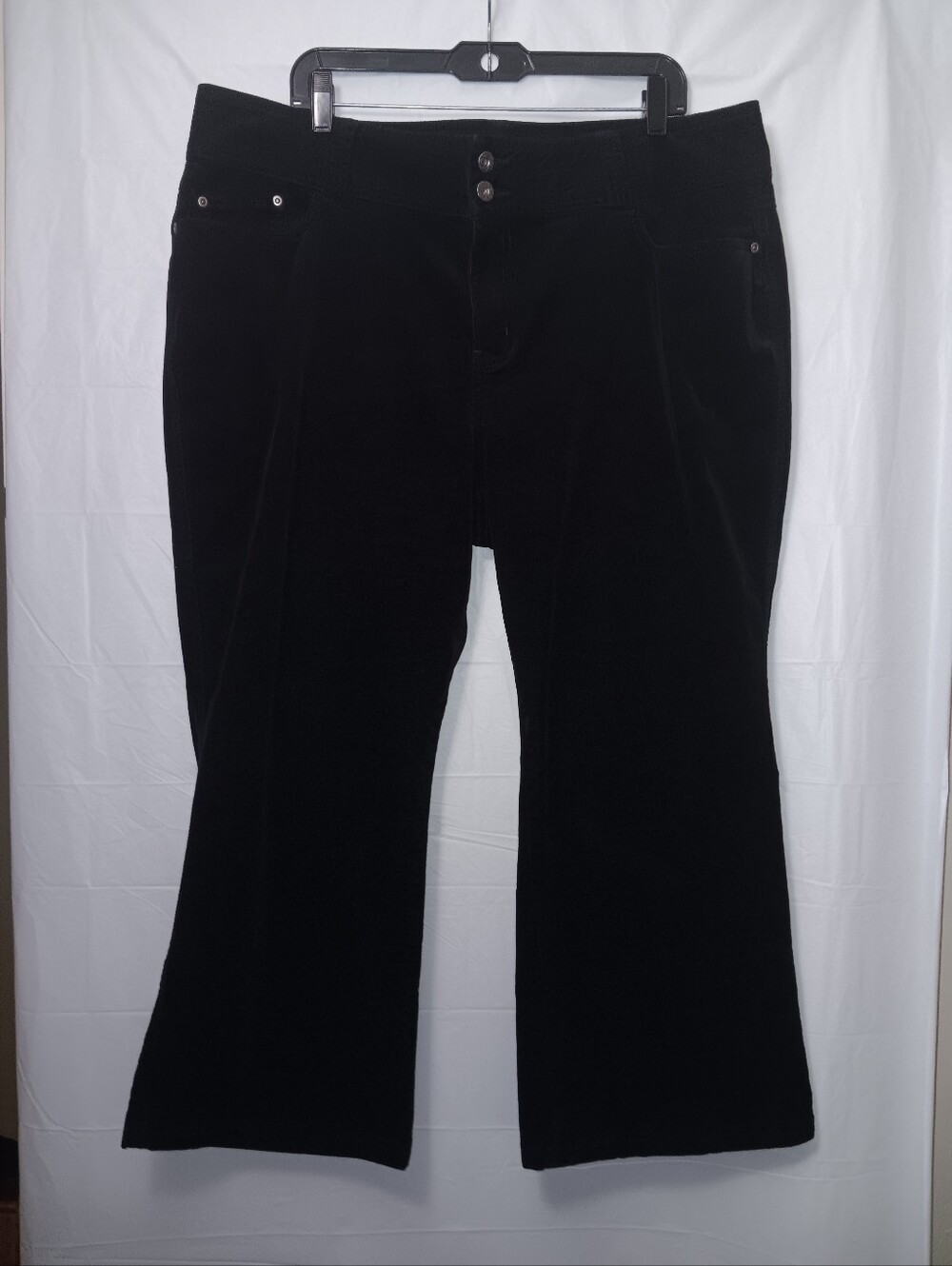 LANE BRYANT CORDUROY COTTON WIDE-LEG "20 PETITE PANTS